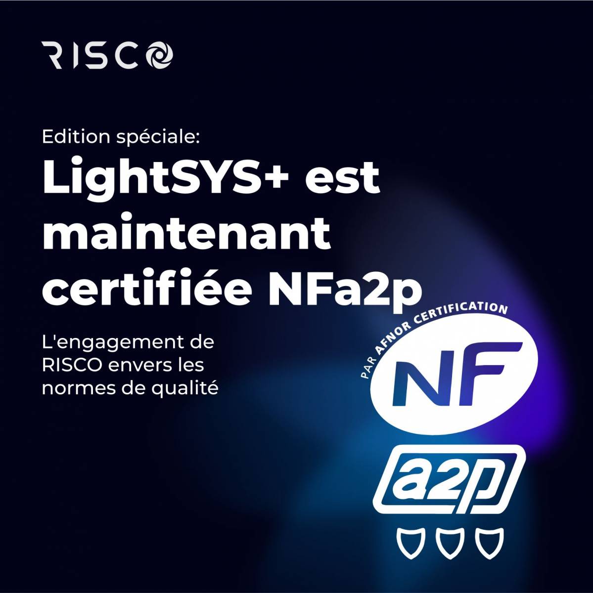 Centrale d’alarme LightSys+ RISCO pour une protection optimale d’habitations et sites de haute sécurité NF-A2P grade 2 et 3 à Nîmes