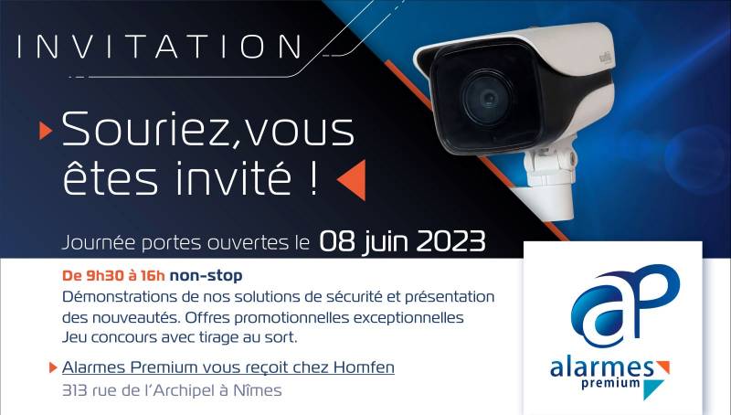Journée portes ouvertes Alarmes Premium à Nimes le 8 juin 